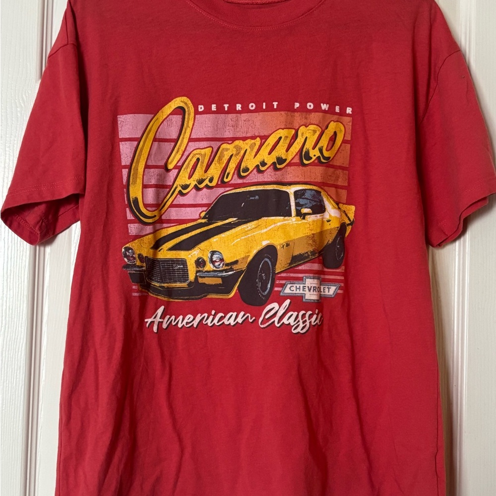 Camaro Red Classic Car T-Shirt